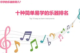 十种简单易学的乐器排名，你学过吗？你练到1万小时了吗？