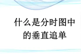 什么是分时图中的垂直追单？视频封面