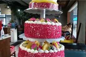 今天我到参加姑姑六十岁生日宴，来看看是怎么过寿的？