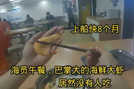 上船了8个月了，最真实海员工作餐，吃不完根本吃不完视频封面