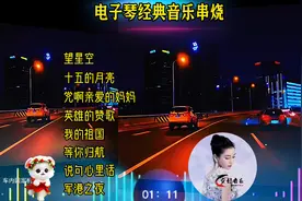 #电子琴经典音乐串烧 望星空 十五的月亮