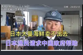 日本大量海产品滞销，日本渔民喊话中国政府，希望可以提供帮助视频封面