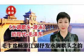 毛泽东《水调歌头•游泳》暗示中国建设
正在稳步前进，诗词赏析视频封面