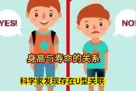科学家发现身高与寿命存在U型关联：最佳身高男174cm,女158cm.视频封面