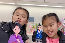 姐妹俩用打印笔画哪吒的父亲和哪吒的母亲，宝子们觉得谁画的更好看呢？#哪吒闹海 #3d打印笔  #儿童绘画 #手工diy #内容启发搜索视频封面