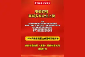 安徽百强！宣城多家企业上榜  #安徽 #宣城 #最新消息 @抖音短视频 @DOU+小助手视频封面