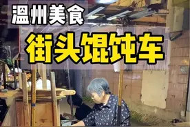 凌晨在温州街头偶遇馄饨车！奶奶现包现煮还有灵魂生烫肉！ #路边摊美味 #街边小吃 #馄饨视频封面