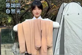 跟随女主持人，走进光腿神器测评世界～ #光腿神器 #测评 #原相机