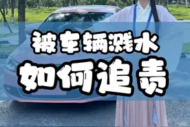 被车辆溅水如何追责？#用车小知识 #汽车知识视频封面