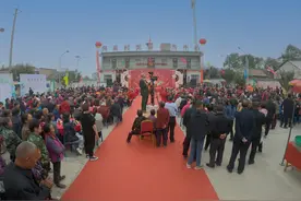 临渭区丰原镇闵家村第七届重阳节千人宴：聚人气 接地气 更有烟火气图片