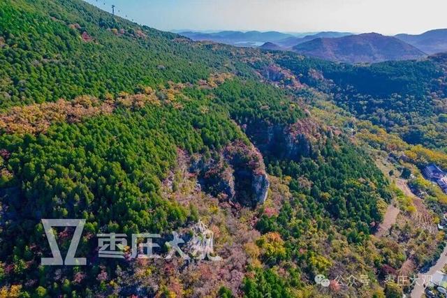 红叶季，在枣庄抱犊崮崖壁上拍到我的人生照片！