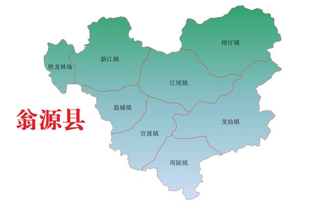 广东省韶关市10县(区、县级市)概况