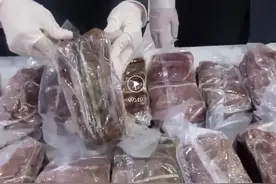 查获马肠衣32.5千克图片