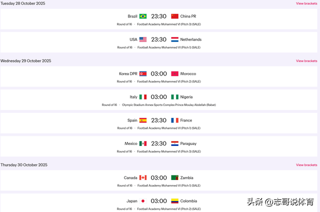 乱套了！世界杯：16强出炉，韩国成亚洲唯一出局队 中国队赛程出炉