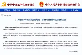 擅权妄为，违规干预市场经济活动！广东省云浮市政府原副市长王巍被“双开”图片