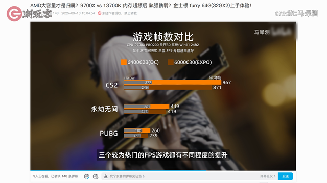 6000C28C30C36游戏差多少？AMD平台内存怎么选？