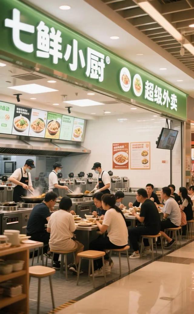 京东七鲜小厨闯美团淘宝！外卖三国杀迎效率战新局？