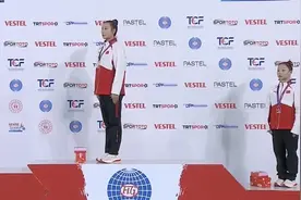 体操世界杯安塔利亚站，中国队单日收获两金图片