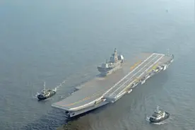 印度维克兰特号航母逼近巴基斯坦，但在鹰击12导弹面前已成摆设图片