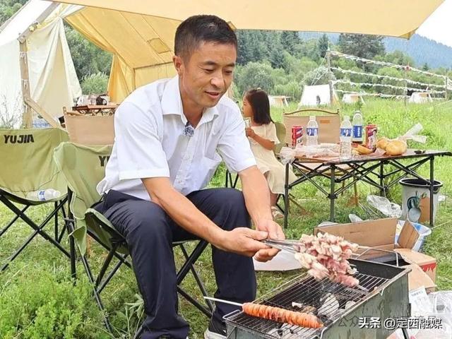 甘肃漳县北沟寺露营基地，20度的夏天藏着风和自由