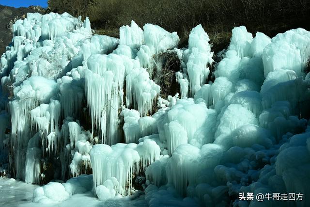 虎峪冰瀑：山谷里的冬日秘境、现实版的冰雪奇缘