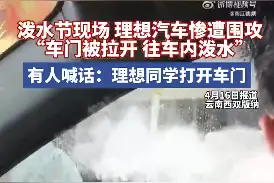 理想汽车泼水节上被“声控开门”？车主实测→图片