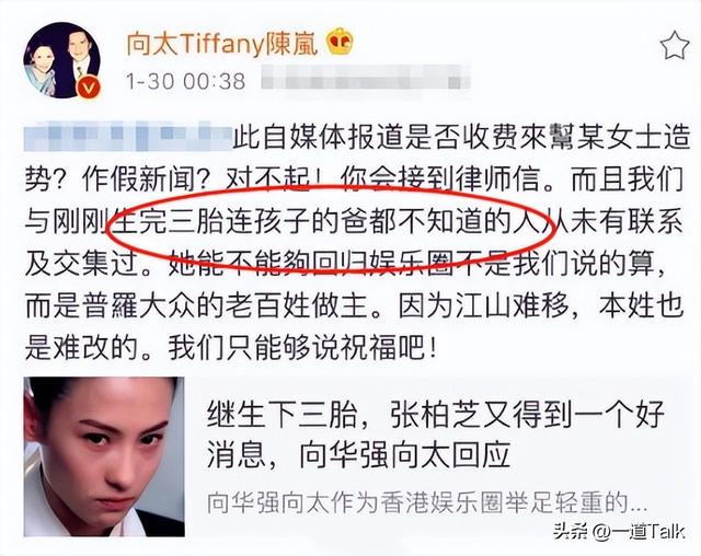 狐狸尾巴藏不住，谎话连篇、风流成性的张柏芝，终是被撕下体面