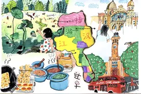 跟着萌娃一起阅赏“潮江汉”图片