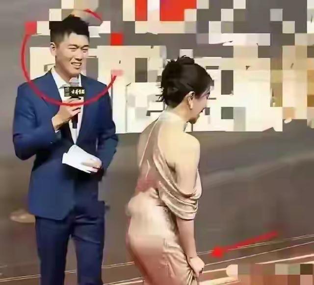 48岁左小青走红毯，不知道她尴不尴尬，反正我看着挺尴尬的。