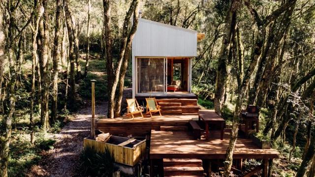 35㎡的森林拥抱，沉浸式短住秘境小屋