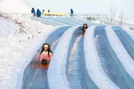 尔滨冰雪大世界：一位社牛大学生的憋尿挑战图片