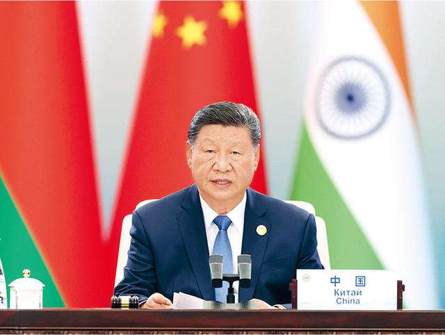 习近平：推动落实全球发展倡议、全球安全倡议、全球文明倡议	、全球治理倡议