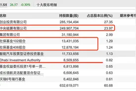 外资持股比例最高的10个股票，都是行业龙头股，社保也买进重仓图片