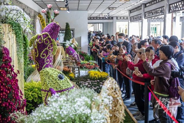 全是人人人人人！一年一度杭州“顶流”人气菊花展登场