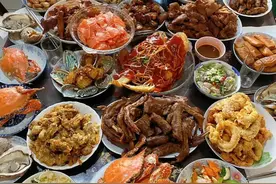 男朋友第一次来我家过年，咱就拿这13桌饭菜招待，你们看怎么样？图片