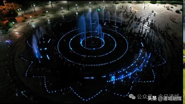 靓！爽！诸城市潍河公园音乐喷泉盛装重启
