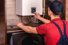 随着气温走低，把壁挂炉水温调到50度，用量大增，再冷也不上调了图片