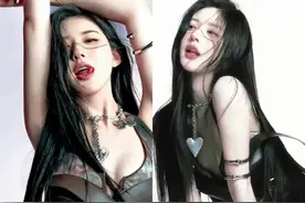 油瞎眼！赵露思拍照姿势吐舌头让人恶心反胃，怪不得被人称小太妹图片