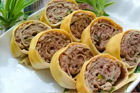 千张蒸肉卷家常做法图片