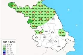 江苏气象发布：局部雨量中等，最高38℃图片