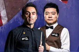 丁俊晖5-1轻取奥沙利文，轰满分147分，小特5-4险胜4届世锦赛冠军图片