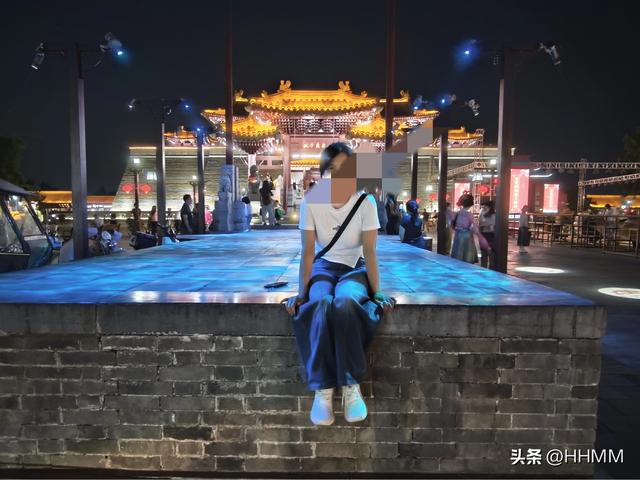 开启正定古城之旅！夜景很美！