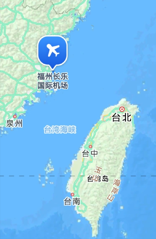 厦门飞台北直线距离仅350公里，为何不飞直线，却要绕行898公里？