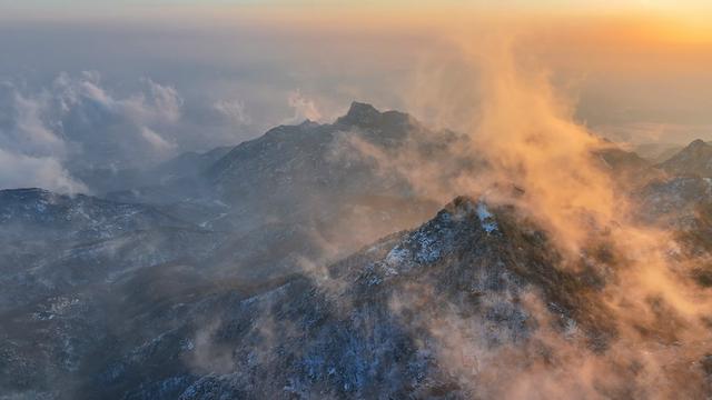 雪后泰山，仙境再现