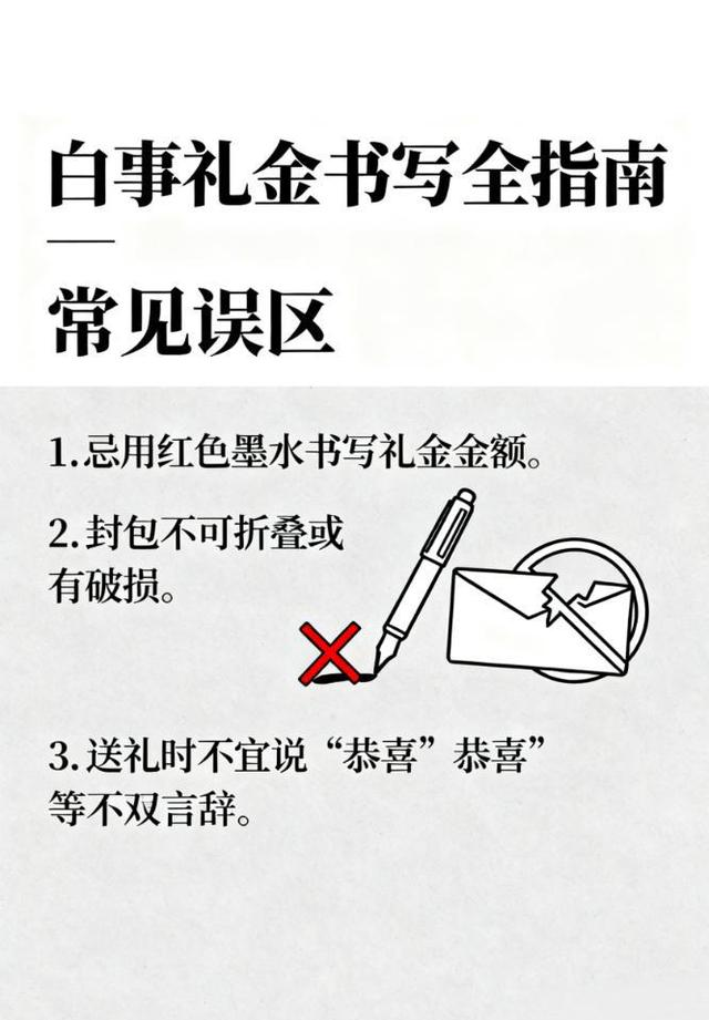 白事礼金书写全指南：以礼寄哀，传递庄重关怀
