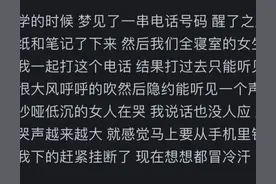 梦里梦到的电话号要不要打？网友：人生处处是危险！图片