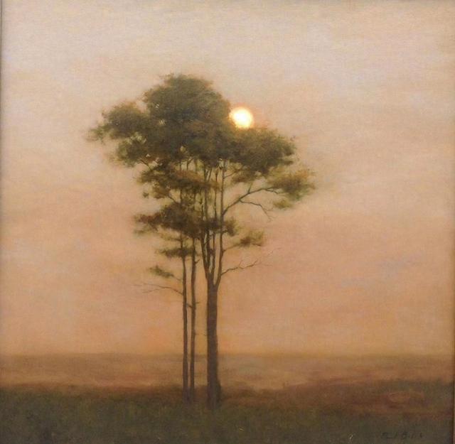 山野风光，油画赏