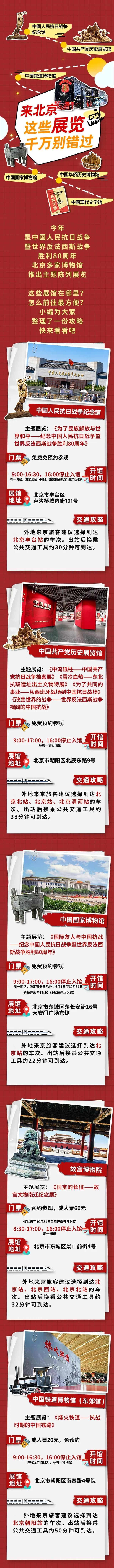 看完阅兵意犹未尽？北京这些展览一定要去！