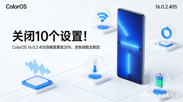 系统优化例题（关闭10个设置ColorOS 1602405流畅度暴涨20）