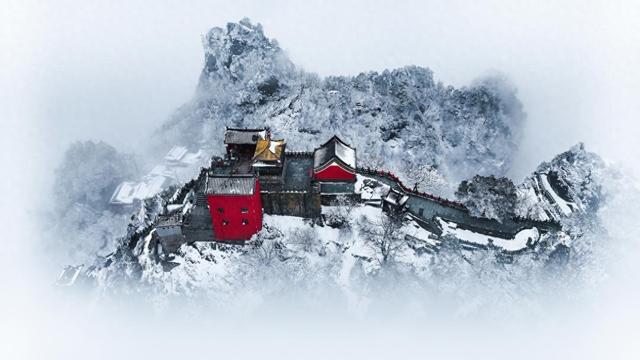 云赏武当冬韵！一组镜头带你领略世界遗产的冬日神韵